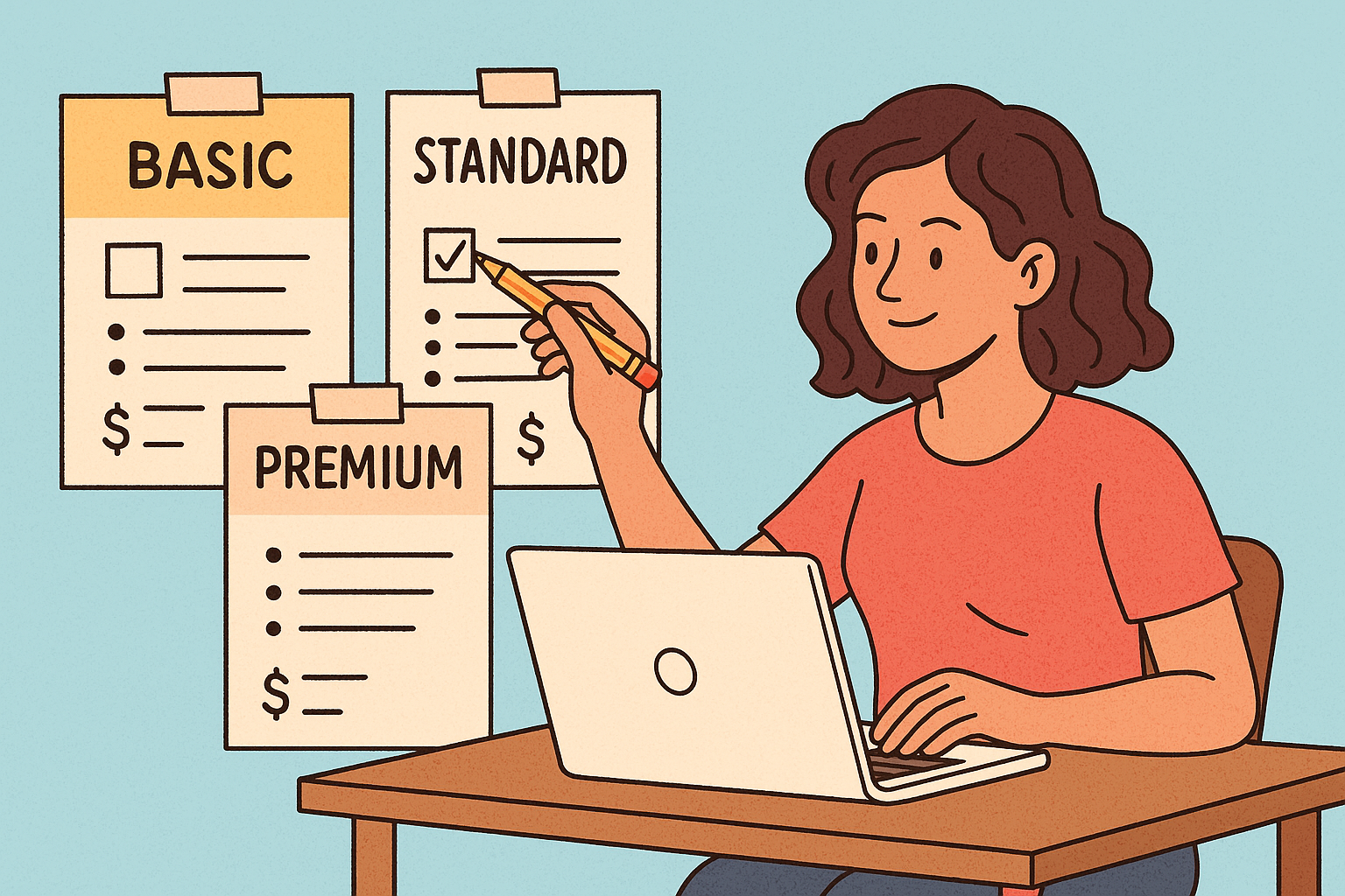 Step-by-step guide to create service packages